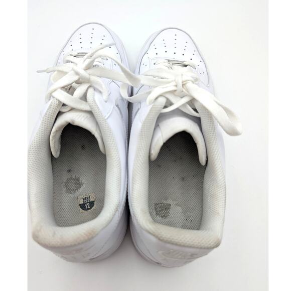 Nike Air Force 1 '07 Casual Shoes CW2288-111 Men's White Size US12 EU46 - Picture 8 of 10